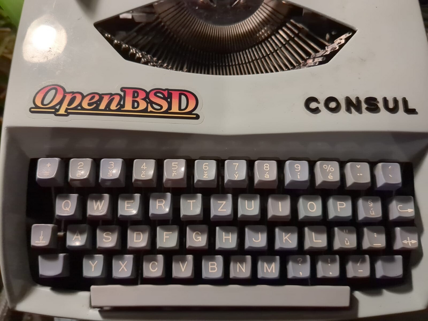 openbsd typewriter